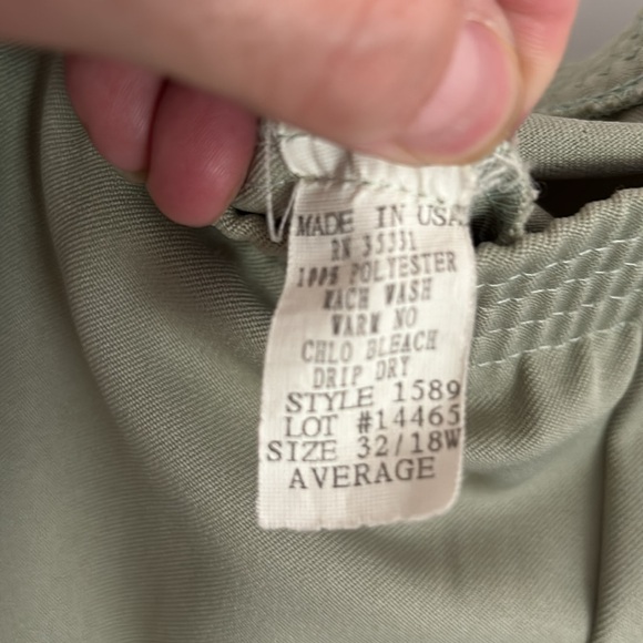 Mustang Ladies polyester elastic waist pants 18w 32 sage green - Picture 4 of 4